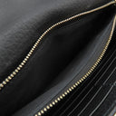グッチ GUCCI インターロッキングG 510314 ブラック レザー チェーンウォレット ゴールド金具 チェーンショルダー ショルダーバッグ