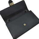 グッチ GUCCI インターロッキングG 510314 ブラック レザー チェーンウォレット ゴールド金具 チェーンショルダー ショルダーバッグ