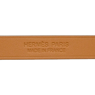 エルメス HERMES ミニ ケリードゥブルトゥール モーヴペール ヴォースイフト GP T2 ブレスレット ローズゴールド金具 ピンクゴールド金具 2重 2連 レザーブレス
