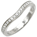 カルティエ Cartier バレリーナ ウェディング カーブ CRB4093045 プラチナシルバー Pt950 ダイヤモンド #45 リング 指輪 ダイヤ ハーフエタニティ 5号