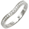 カルティエ Cartier バレリーナ ウェディング カーブ CRB4093045 プラチナシルバー Pt950 ダイヤモンド #45 リング 指輪 ダイヤ ハーフエタニティ 5号