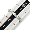 カルティエ Cartier バレリーナ ウェディング カーブ CRB4093045 プラチナシルバー Pt950 ダイヤモンド #45 リング 指輪 ダイヤ ハーフエタニティ 5号