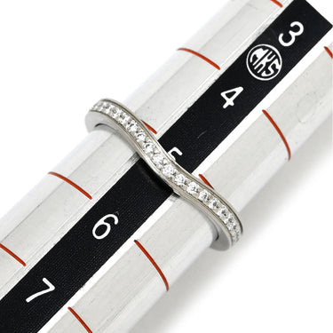 カルティエ Cartier バレリーナ ウェディング カーブ CRB4093045 プラチナシルバー Pt950 ダイヤモンド #45 リング 指輪 ダイヤ ハーフエタニティ 5号