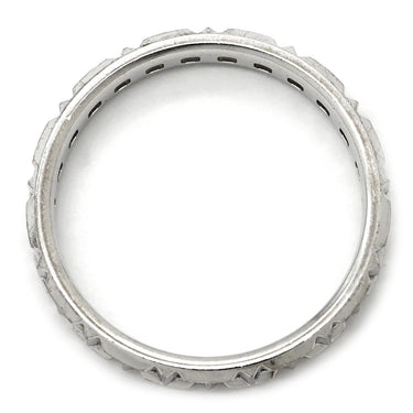 ティファニー Tiffany & Co Tトゥルー ナロー リング 62508302 ホワイトゴールド K18WG リング 指輪 AU750 18K WG Tパターン 13.5号