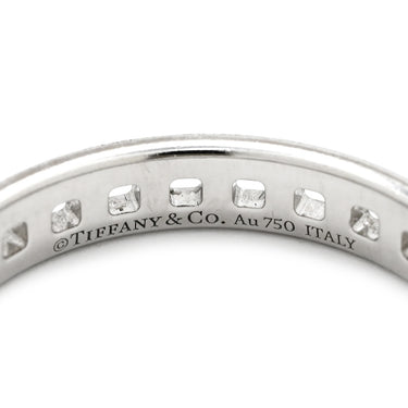 ティファニー Tiffany & Co Tトゥルー ナロー リング 62508302 ホワイトゴールド K18WG リング 指輪 AU750 18K WG Tパターン 13.5号