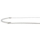 ティファニー Tiffany & Co Tスマイル ペンダント ラージ ホワイトゴールド K18WG ネックレス Au750 Tiffany T smile