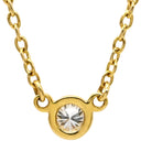 ティファニー Tiffany & Co シングルダイヤモンド ペンダント イエローゴールド K18YG ダイヤモンド ネックレス 750YG T&Co. 1粒 エルサペレッティ