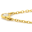 ティファニー Tiffany & Co シングルダイヤモンド ペンダント イエローゴールド K18YG ダイヤモンド ネックレス 750YG T&Co. 1粒 エルサペレッティ