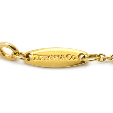 ティファニー Tiffany & Co シングルダイヤモンド ペンダント イエローゴールド K18YG ダイヤモンド ネックレス 750YG T&Co. 1粒 エルサペレッティ