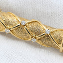 ミキモト MIKIMOTO 2Pパール 4Pダイヤ イエローゴールド K18YG パール ダイヤモンド ブローチ Au750 18K 18金 あこや アコヤ 真珠 砂目加工 梨地