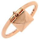 エルメス HERMES クルー ドゥ H 1タッセル H115601B ローズゴールド K18PG ダイヤモンド #48(JP8) リング 指輪 ピンクゴールド 750 18K 7.5号