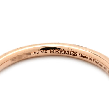 エルメス HERMES クルー ドゥ H 1タッセル H115601B ローズゴールド K18PG ダイヤモンド #48(JP8) リング 指輪 ピンクゴールド 750 18K 7.5号