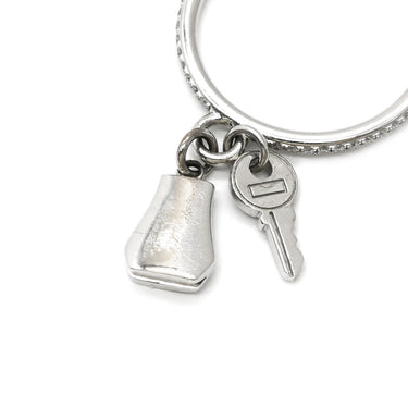 エルメス HERMES ホワイトゴールド K18WG ダイヤモンド #51 リング 指輪 Au750 18K 18金 パヴェ ダイヤ ハーフエタニティ 10.5号