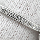 エルメス HERMES ホワイトゴールド K18WG ダイヤモンド #51 リング 指輪 Au750 18K 18金 パヴェ ダイヤ ハーフエタニティ 10.5号