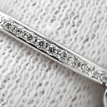 エルメス HERMES ホワイトゴールド K18WG ダイヤモンド #51 リング 指輪 Au750 18K 18金 パヴェ ダイヤ ハーフエタニティ 10.5号