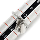 エルメス HERMES ホワイトゴールド K18WG ダイヤモンド #51 リング 指輪 Au750 18K 18金 パヴェ ダイヤ ハーフエタニティ 10.5号