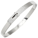 エルメス HERMES ケリーPM バングル H110015B 00SH ホワイトゴールド K18WG ダイヤモンド SH ブレスレット Au750 18K 18金 ダイヤ 61P 61石 パヴェ