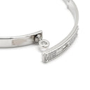 エルメス HERMES ケリーPM バングル H110015B 00SH ホワイトゴールド K18WG ダイヤモンド SH ブレスレット Au750 18K 18金 ダイヤ 61P 61石 パヴェ