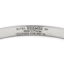 エルメス HERMES ケリーPM バングル H110015B 00SH ホワイトゴールド K18WG ダイヤモンド SH ブレスレット Au750 18K 18金 ダイヤ 61P 61石 パヴェ