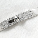 エルメス HERMES ケリーPM バングル H110015B 00SH ホワイトゴールド K18WG ダイヤモンド SH ブレスレット Au750 18K 18金 ダイヤ 61P 61石 パヴェ