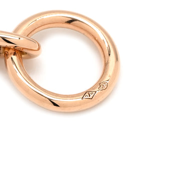 エルメス HERMES シェーヌダンクル TPM ローズゴールド K18PG ブレスレット ピンクゴールド 28コマ 18K 750 PG