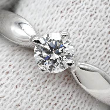 ブルガリ BVLGARI トルチェッロリング AN856320 プラチナシルバー Pt950 ダイヤモンド リング 指輪 Pt 1粒 ダイヤ 0.25ct 7号