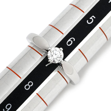 ブルガリ BVLGARI トルチェッロリング AN856320 プラチナシルバー Pt950 ダイヤモンド リング 指輪 Pt 1粒 ダイヤ 0.25ct 7号