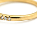 ヴァンドーム VENDOME ダイヤリング イエローゴールド K18YG ダイヤモンド リング 指輪 750 750YG 1P 1粒 メレダイヤ 0.20ct 11号