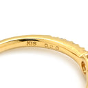 ヴァンドーム VENDOME ダイヤリング イエローゴールド K18YG ダイヤモンド リング 指輪 750 750YG 1P 1粒 メレダイヤ 0.20ct 11号