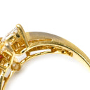 mouawad モワード ルビー ダイヤモンド イエローゴールドXホワイトゴールド K18YG ルビー ダイヤモンド リング 指輪 750AU 18K YG デザインリング 11号