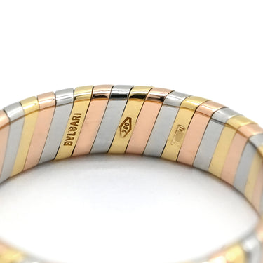 ブルガリ BVLGARI トゥボガス リング イエローゴールド×ホワイトゴールド×ピンクゴールド K18YG K18PG K18WG リング 指輪 18K 750 18金 トリプルカラー Ring 3カラー 15.5号