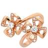 ブルガリ BVLGARI フィオレヴァー 357144 ピンクゴールド K18PG ダイヤモンド #49(JP9) リング 指輪 750 18K フラワーモチーフ ダイヤ 8.5号
