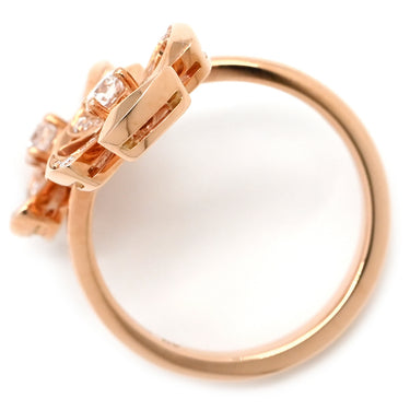 ブルガリ BVLGARI フィオレヴァー 357144 ピンクゴールド K18PG ダイヤモンド #49(JP9) リング 指輪 750 18K フラワーモチーフ ダイヤ 8.5号