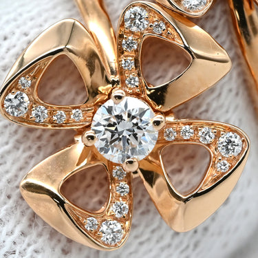 ブルガリ BVLGARI フィオレヴァー 357144 ピンクゴールド K18PG ダイヤモンド #49(JP9) リング 指輪 750 18K フラワーモチーフ ダイヤ 8.5号