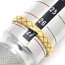 シャネル CHANEL ココクラッシュ ミニ イエローゴールド K18YG #68(JP28) リング 指輪 18K 750 YG マトラッセモチーフ 26.5号