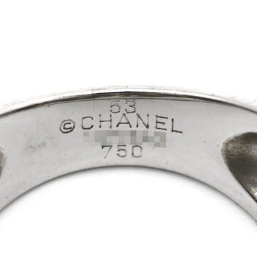 シャネル CHANEL バロックコレクション パール ダイヤ ホワイトゴールド K18WG ダイヤモンド パール #53(JP13) リング 指輪 18K 750 WG 13号