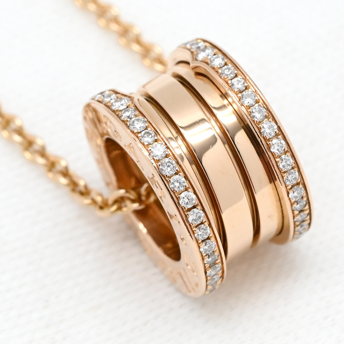 ブルガリ BVLGARI ビーゼロワン ダイヤ 358346 ピンクゴールド