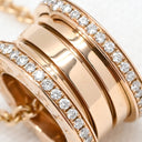 ブルガリ BVLGARI ビーゼロワン ダイヤ 358346 ピンクゴールド K18PG ダイヤモンド ネックレス B-zero1 ペンダント 18K 750PG