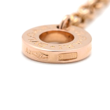 ブルガリ BVLGARI ビーゼロワン ダイヤ 358346 ピンクゴールド K18PG ダイヤモンド ネックレス B-zero1 ペンダント 18K 750PG