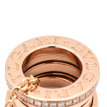 ブルガリ BVLGARI ビーゼロワン ダイヤ 358346 ピンクゴールド K18PG ダイヤモンド ネックレス B-zero1 ペンダント 18K 750PG