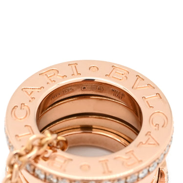 ブルガリ BVLGARI ビーゼロワン ダイヤ 358346 ピンクゴールド K18PG ダイヤモンド ネックレス B-zero1 ペンダント 18K 750PG
