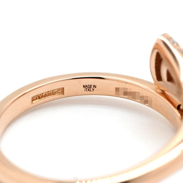 ブルガリ BVLGARI ディーヴァ ドリーム 350841 ピンクゴールド K18PG ダイヤモンド マザーオブパール リング 指輪 750 18金 ダイヤモンド シェル 14.5号