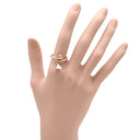 ブルガリ BVLGARI ディーヴァ ドリーム 350841 ピンクゴールド K18PG ダイヤモンド マザーオブパール リング 指輪 750 18金 ダイヤモンド シェル 14.5号
