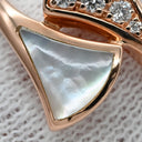 ブルガリ BVLGARI ディーヴァ ドリーム 353810 ピンクゴールド K18PG ダイヤモンド マザーオブパール #55(JP15) リング 指輪 750 18金 ダイヤモンド 14号