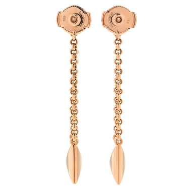 エルメス HERMES クルー ドゥ H ローズゴールド K18PG ピアス ピンクゴールド 750 18K PG スタッズ ドロップ スウィング