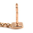 エルメス HERMES クルー ドゥ H ローズゴールド K18PG ピアス ピンクゴールド 750 18K PG スタッズ ドロップ スウィング