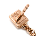 エルメス HERMES クルー ドゥ H ローズゴールド K18PG ピアス ピンクゴールド 750 18K PG スタッズ ドロップ スウィング