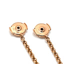 エルメス HERMES クルー ドゥ H ローズゴールド K18PG ピアス ピンクゴールド 750 18K PG スタッズ ドロップ スウィング