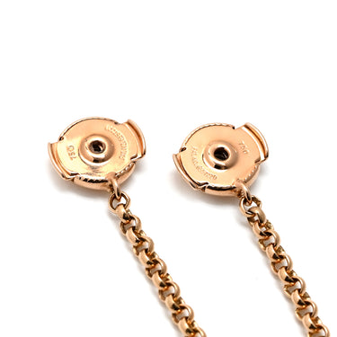 エルメス HERMES クルー ドゥ H ローズゴールド K18PG ピアス ピンクゴールド 750 18K PG スタッズ ドロップ スウィング