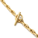 エルメス HERMES シェーヌダンクル TPM イエローゴールド K18YG ネックレス 62コマ 18K 750 YG